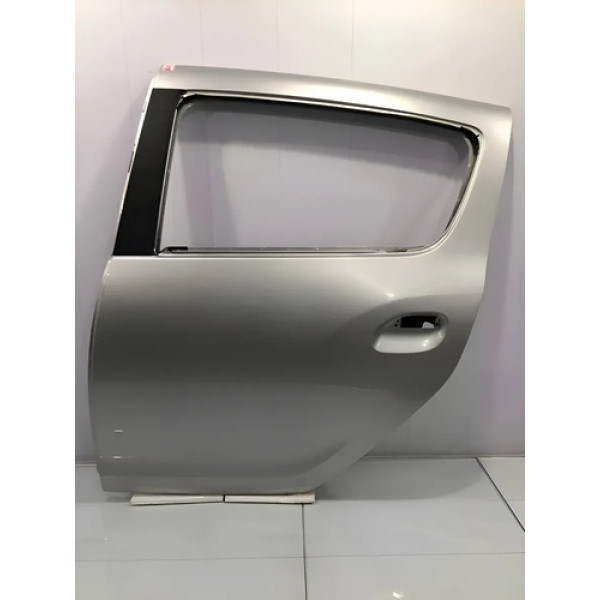 Porta Traseira Esquerda Renault Sandero 2015/2019 Traseira Esquerdo Cinza