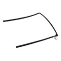 Borracha Canaleta Vidro Traseiro Esquerdo Onix Plus 20/23 Preto