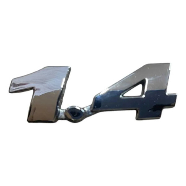 Emblema Capô Traseiro 1.4 Fiat Punto 2013/2016 Cromado