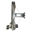 Maquina Vidro Manual Porta Traseira Dir Cobalt 2011/19 45734