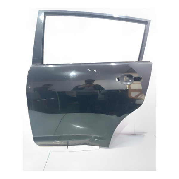 Porta Traseira Esquerda Nissan Tiida Hatch 2008/14 C/detalhe Traseira Esquerdo Preto
