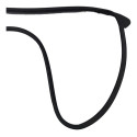Borracha De Vedação Dianteira Esq Chevrolet Cobalt 2011/2019 Preto