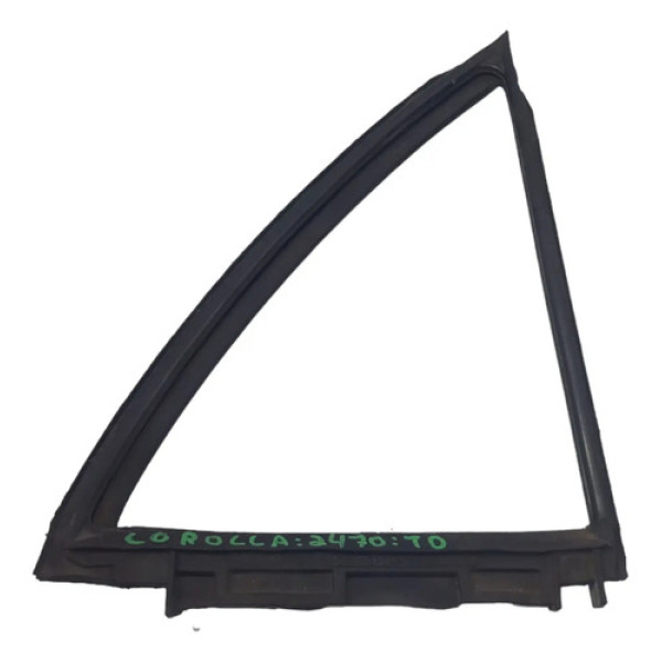 Borracha Vidro Fixo Traseira Direita Corolla 2009/2014 Preto