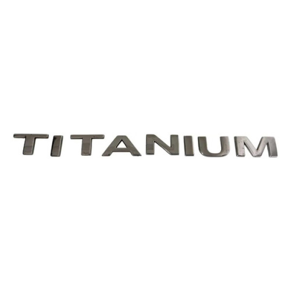 Emblema Capo Traseiro Titanium Ford Ecosport 2012/2021 Cromado