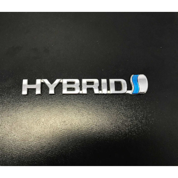 Emblema Hybrid Capô Traseiro Toyota Corolla Cross 2021/2023