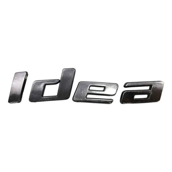 Emblema Tampa Traseria Fiat Idea 2011/2016 53167 Branco