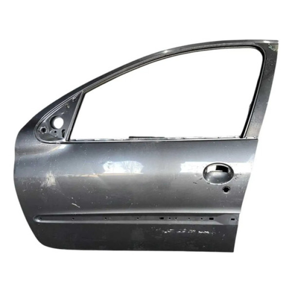 Porta Dianteira Esquerda Peugeot 207 Passion 2007/2015  4054 Dianteira Esquerda Prateado