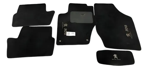 Jogo Tapetes Original Peugeot 308 2012/2018 Preto