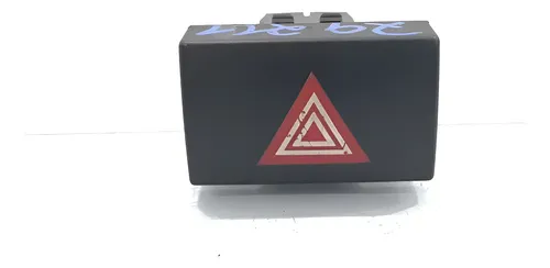 Botão Alerta Citroen Aircross 2014/2021 Preto
