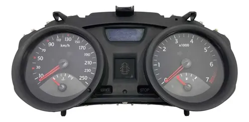 Painel De Instrumentos C/ Detalhe Renault Megane 2008 Preto