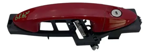 Maçaneta Externa Porta Dianteira Esquerda Ford Ka 2014/2021 Vermelho Dianteira