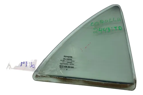 Vidro Fixo Porta Traseira Direita Toyota Corolla 2009/2014