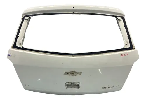 Capo Tampa Traseira Chevrolet Agile 2008/2016 Branco