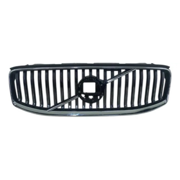 Grade Frontal Parachoque Volvo Xc90 2018 A 2021 Orig Detalhe Preto/cromado