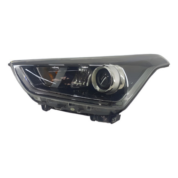 Farol Esquerdo Creta Máscara Negra 2017 A 2025 Orig Detalhe Esquerdo/motorista