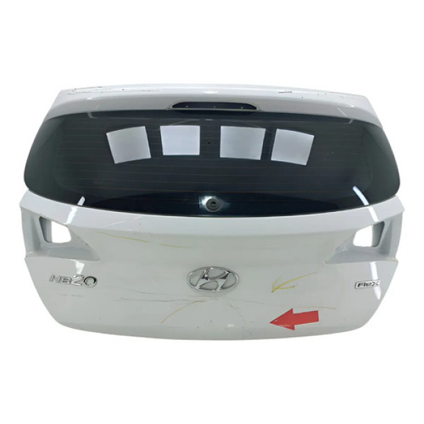 Tampa Traseira Hyundai Hb20 2012 A 2019 Peq Detalhe C/ Vigia Branco