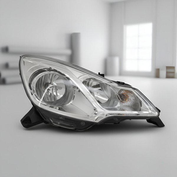 Farol Direito Citroën C3 2013 A 2020 Orig Detalhe 9676016280 Direito/passageiro