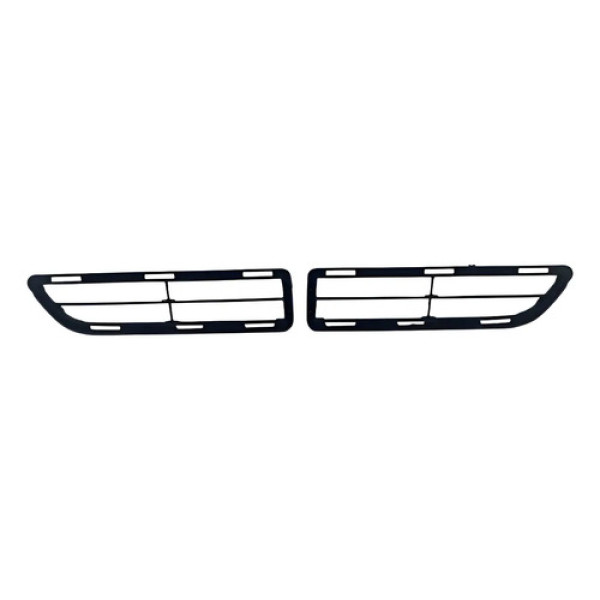 Par Grade Inferior Parachoque Diant Toyota Hilux 2021 A 2024 Preto Fosco