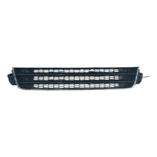 Grade Central Gol Voyage Saveiro G5 Friso Cromado Preto E Cromado