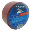 Fita Demarcação Solo Antiderrapante Pvc 4.8cm X 30m Vermelho Vermelho