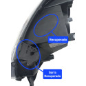 Farol Direito Máscara Negra Cronos Argo 17 A 22 Orig Detalhe
