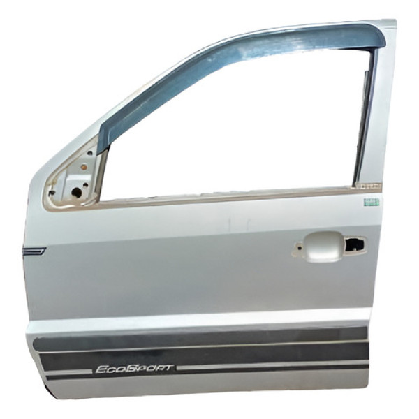 Porta Dianteira Esquerd Ford Ecosport Xls 1.6 Freestyle 2003 Dianteira Esquerda Prateado