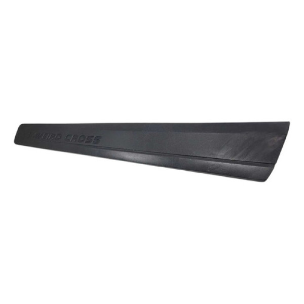 Friso Porta Esquerda Vw Saveiro Cross 2014 Preto