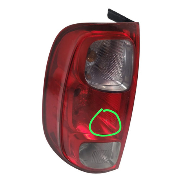 Lanterna Traseira Esquerda Fiat Uno Vivace 2010 2014 Esquerdo/motorista Vermelho