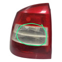 Lanterna Traseira Esquerda Chevrolet Astra 2005 2011 Esquerdo/motorista Vermelho