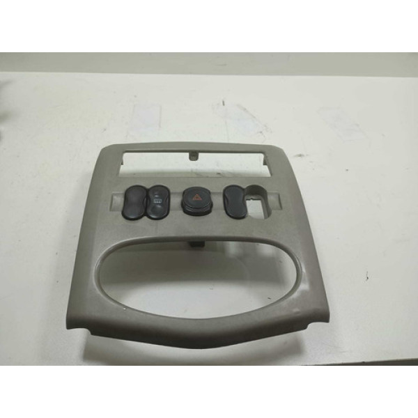 Moldura Painel Central Sandero Logan 2008 2009 2010 2011 )