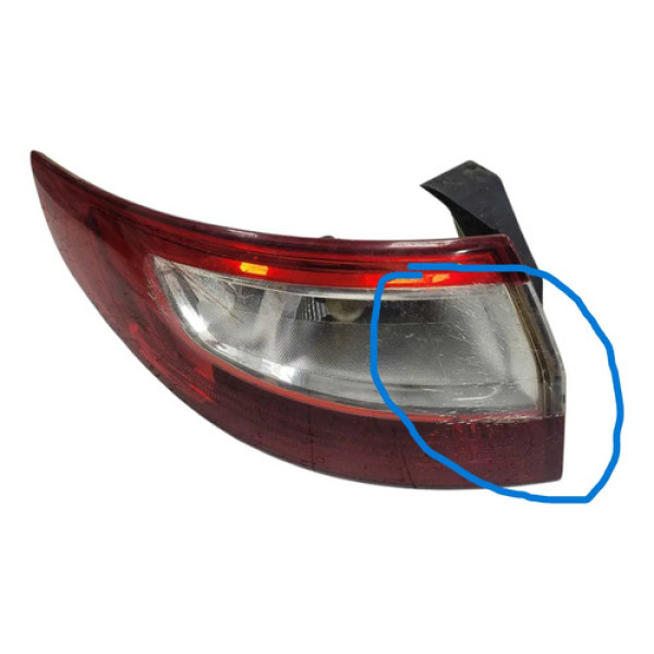Lanterna Traseira Esquerda Renault Fluence 2012/17 C/detalhe Esquerdo/motorista Vermelha