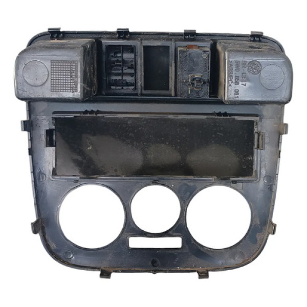 Moldura Painel Central Gol G4 2005 2007 Cinza-escuro