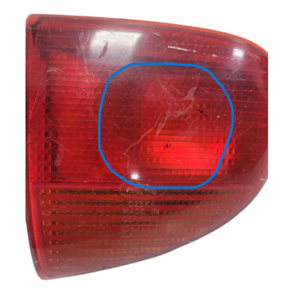Lanterna Traseira Esquera Escort Zetec 2002 Esquerdo/motorista Vermelho