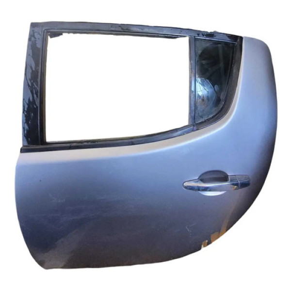 Porta Traseira Esquerda Mitsubishi L200 2009/2012 Traseira Esquerdo Azul