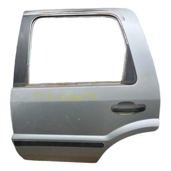 Porta Traseira Esq Ford Ecosport 1.6 2004 Detalhe Traseira Esquerdo Prata