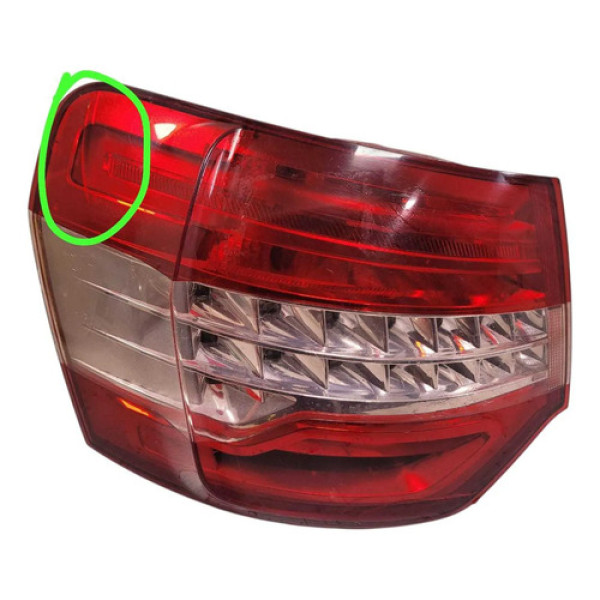 Lanterna Traseira Esquerda Citroen C5 2009 2012 Esquerdo/motorista Vermelho