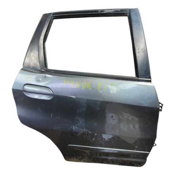 Porta Traseira Direita Honda Fit 2009/2014 Traseira Direita Cinza