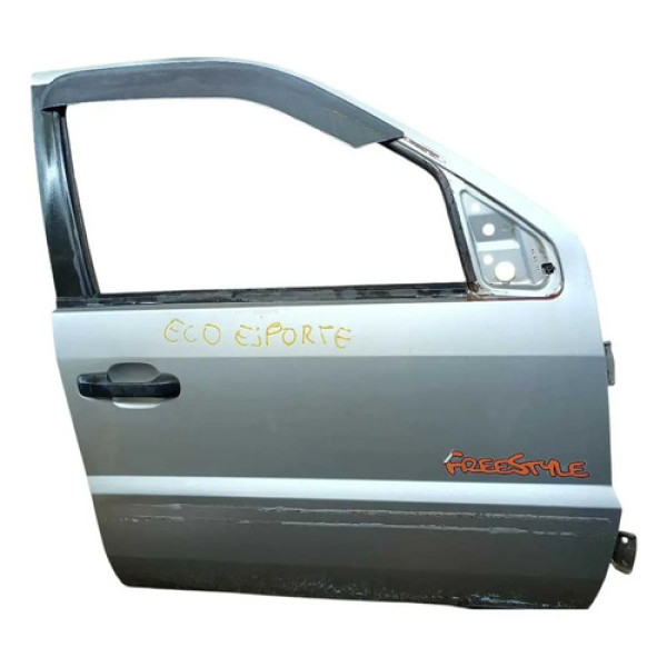 Porta Ford Ecosport Dianteira Direita 2003/2011 C/detalhe Dianteira Direita Prata