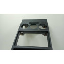 Acabamento Painel Cental Chevrolet Astra Hatch 1.8 2002 Preto Animal Print
