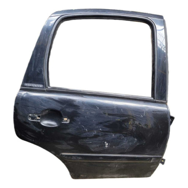 Porta Traseira Direita Citroen C3 2002/2012 Traseira Esquerdo Preto
