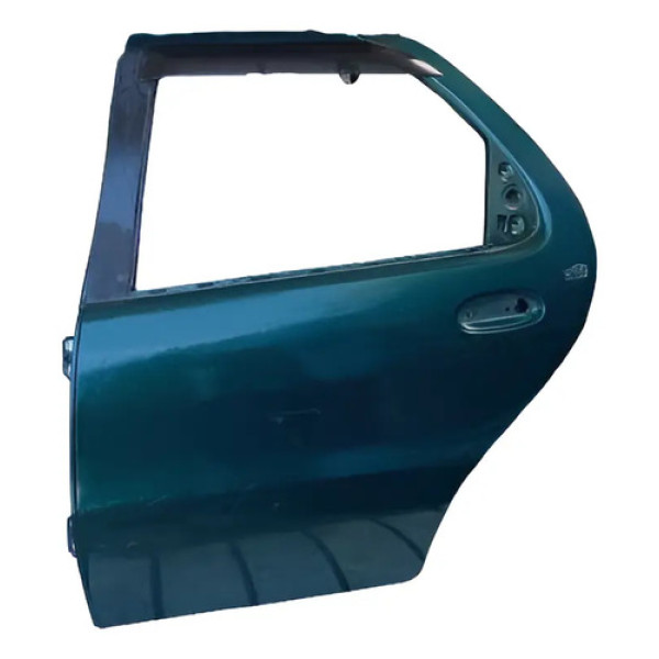 Porta Traseira Esquerda Fiat Grand Siena 1.0 2000 Traseira Esquerdo Verde