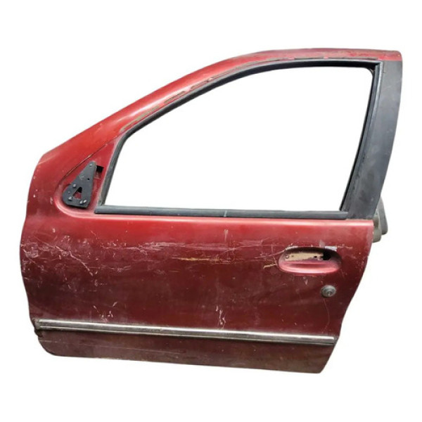 Porta Dianteira Esquerda Fiat Palio 2003 Dianteira Esquerdo Vermelho