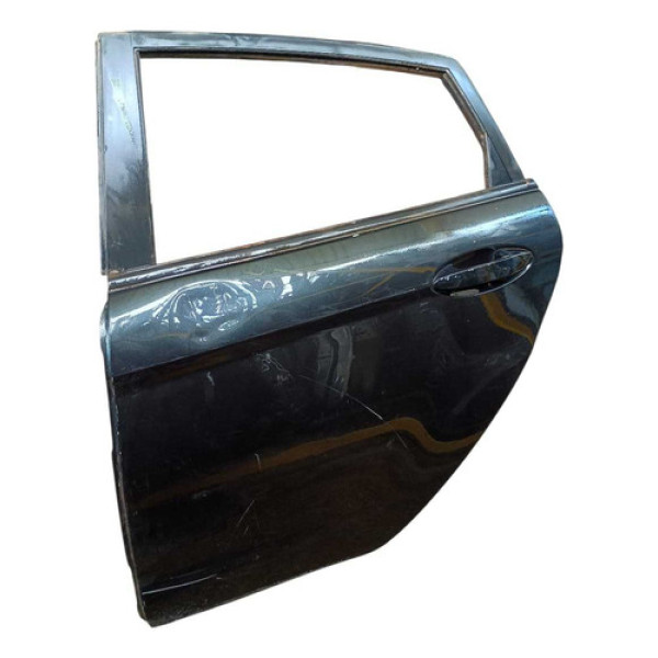Porta Traseira Direita New Fiesta Sedan 2011/2013 Detalhe Traseira Esquerdo Preto