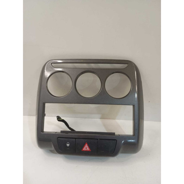 Moldura Central Botão Alerta Citroen C3 Aircross 2014/2015  Chumbo