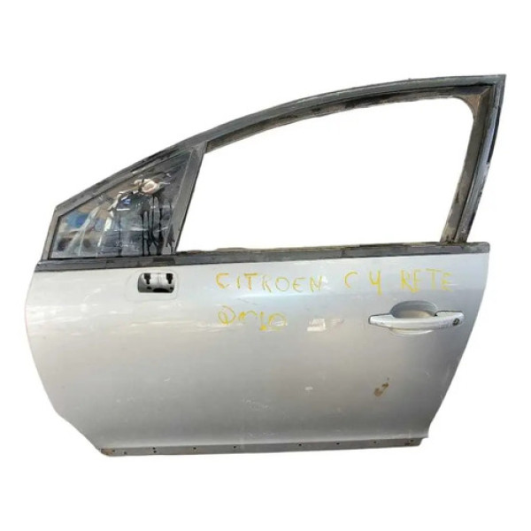 Porta Dianteira Esquerda Citroen C4 2010 Dianteira Esquerdo Prata