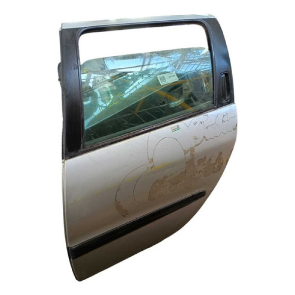 Porta Traseira Esq Peugeot 206 207 Escapade 03/09 Detalhe Traseira Esquerdo Prata
