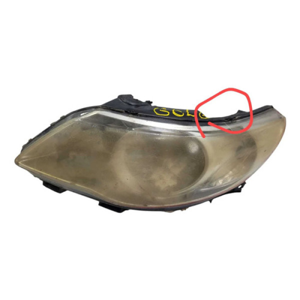 Farol Esquerdo Volkswagen  Gol G5 2008 Á 2012  Com Detalhe Esquerdo/motorista