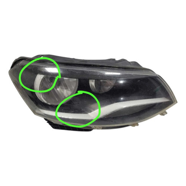 Farol Direito Vw Gol G6 2013 2016 Com Avarias Direito/passageiro