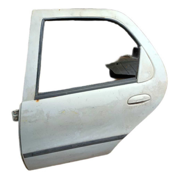 Porta Fiat Palio Traseira Esquerda 1996 A 2003 C/detalhe Traseira Esquerda Branco