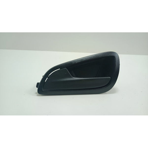 Maçaneta Interna Dianteira Esq Ford Ka 2014 Á 2019 Preto Dianteira
